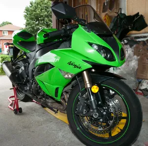 Removed lower side fairing on right side